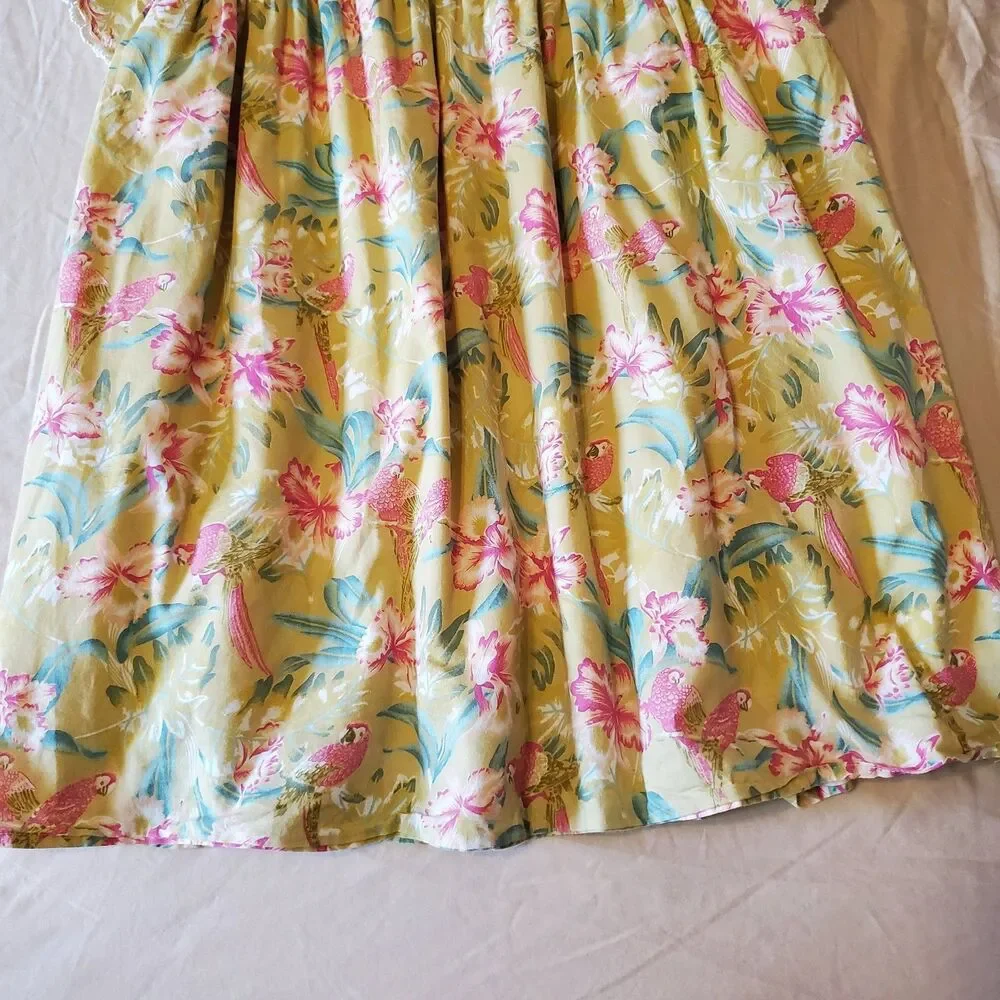 Louise Misha Paris Girls Christina Boho Dress Size 10 Y Organic Cotton Peasant